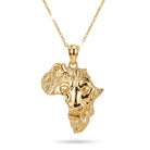[group:gold-plated] Gold plated lion pendant on gold plated necklace 