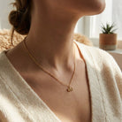 [group: aquarius] Gold aquarius zodiac pendant 