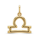 [group: libra] Gold libra zodiac pendant 