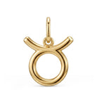 [group: taurus] Gold taurus zodiac pendant 