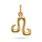 [group: leo] Gold leo zodiac pendant 