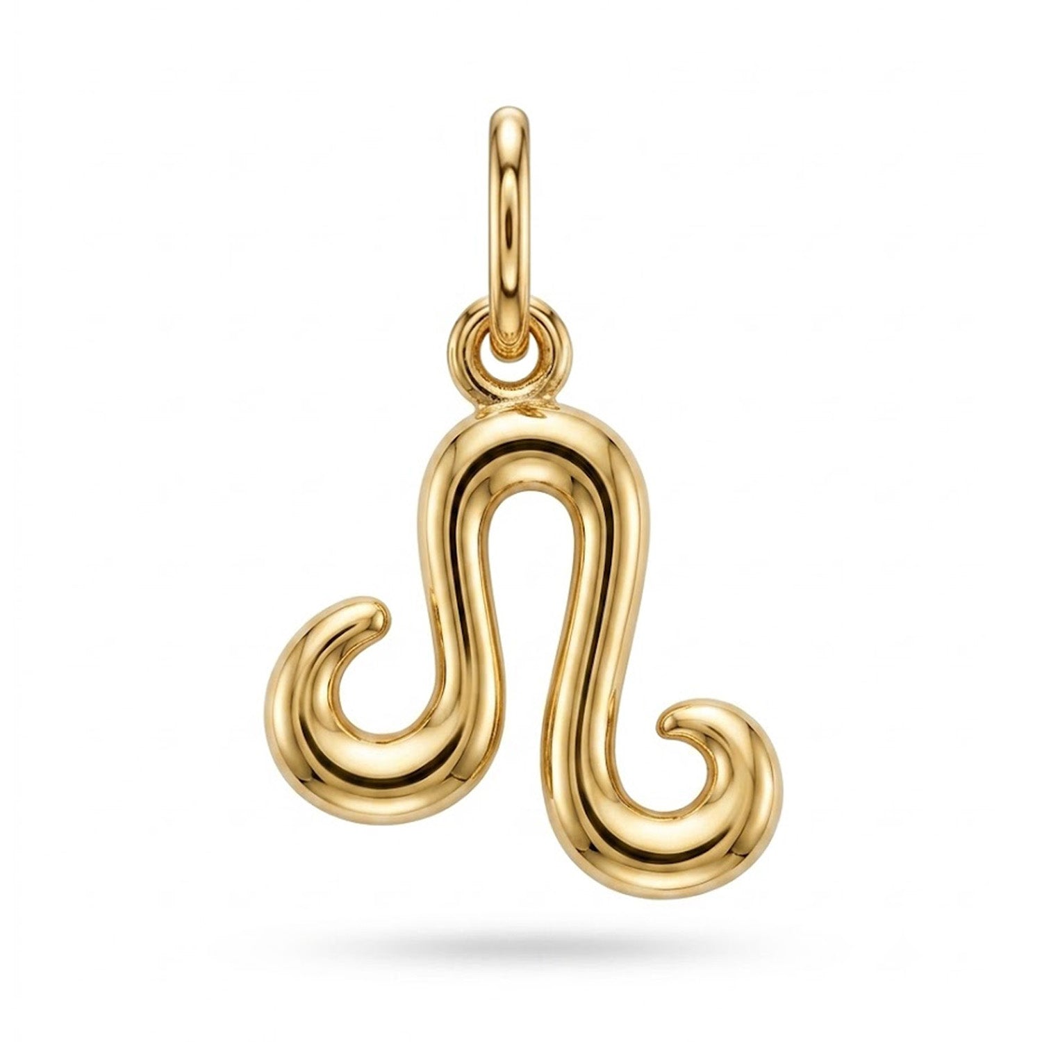 [group: leo] Gold leo zodiac pendant 