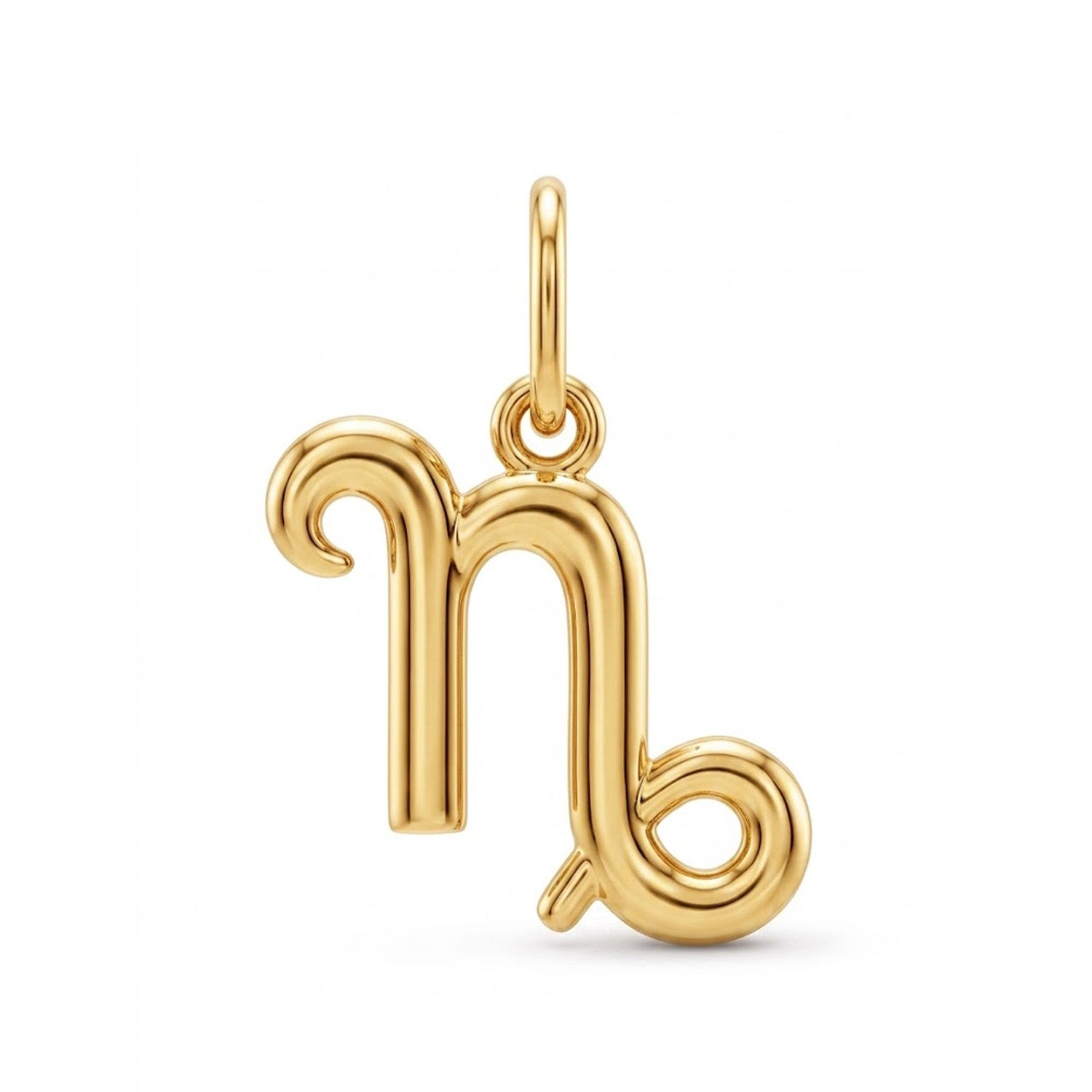 [group: capricorn] Gold capricorn zodiac pendant 