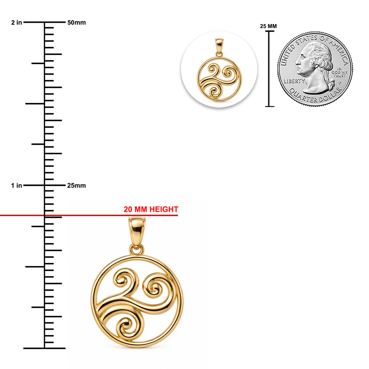 [group: wind] Gold wind Pendant