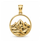 [group: earth] Gold earth Pendant