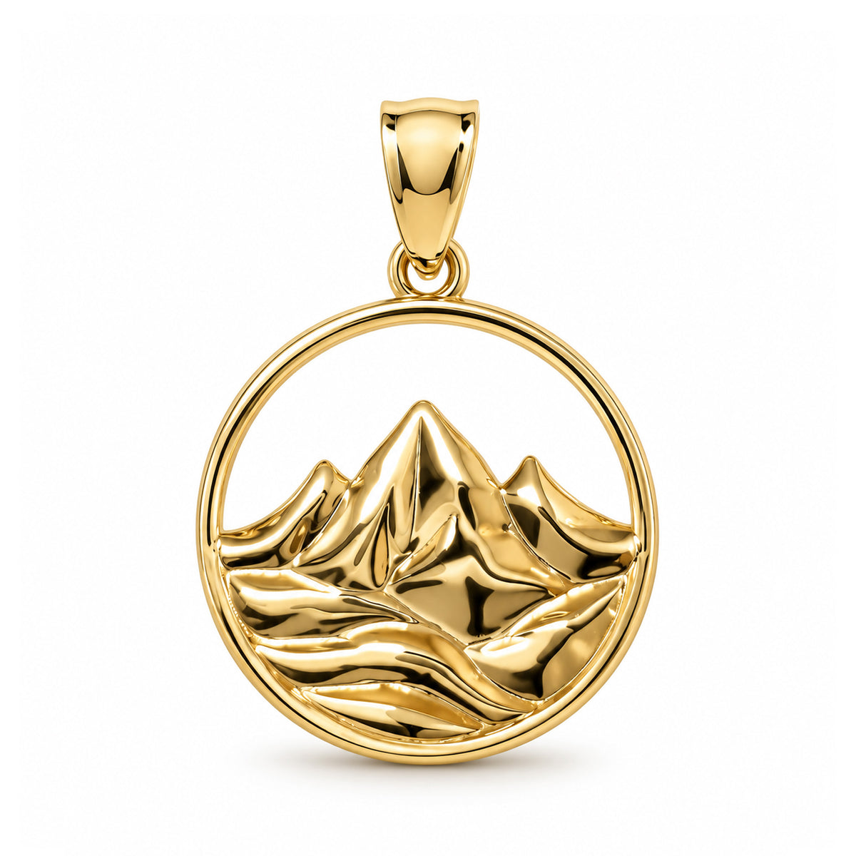 [group: earth] Gold earth Pendant
