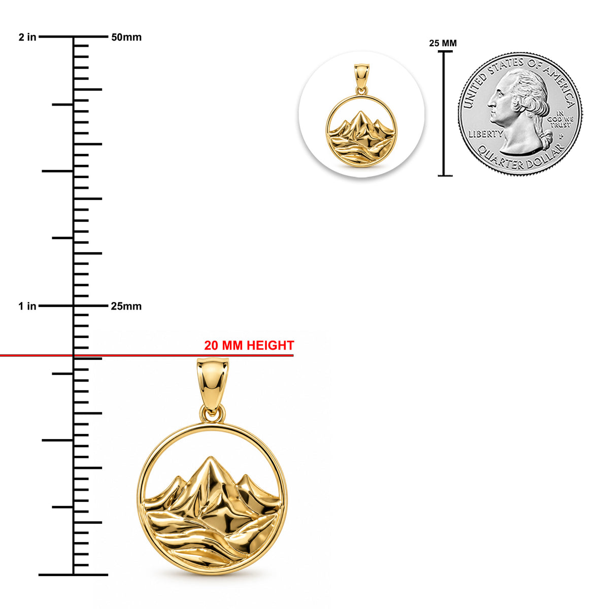 [group: earth] Gold earth Pendant