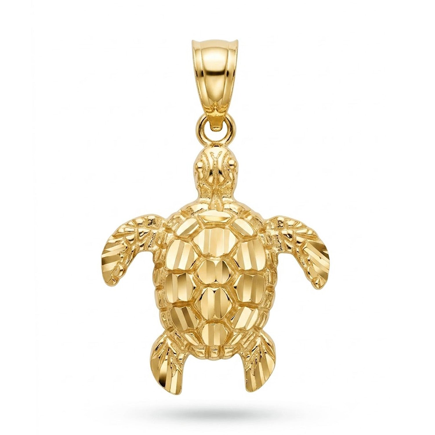 [group: large] Gold Turtle Pendant