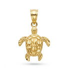 [group: small] Gold Turtle Pendant