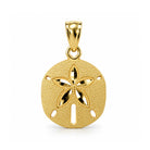 [group: small] gold sand dollar pendant