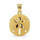 [group: large] gold sand dollar pendant
