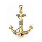 [group: large] gold anchor pendant 