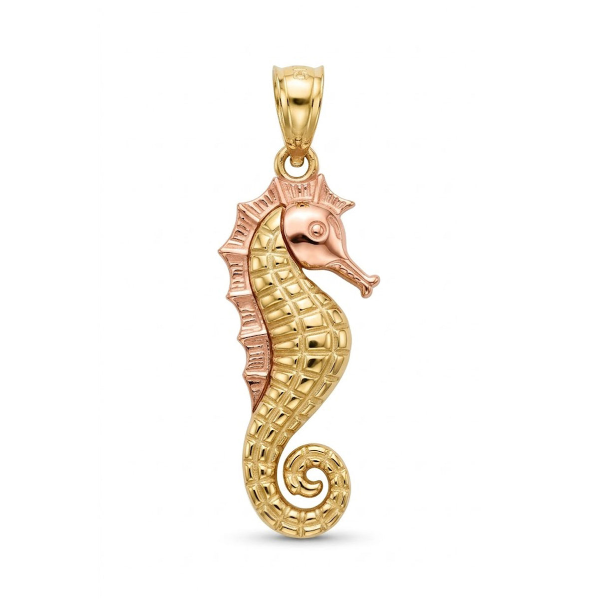 gold seahorse pendant 