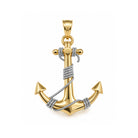 [group: small] gold anchor pendant 