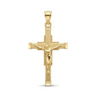 Gold Jesus Crucifix Pendant