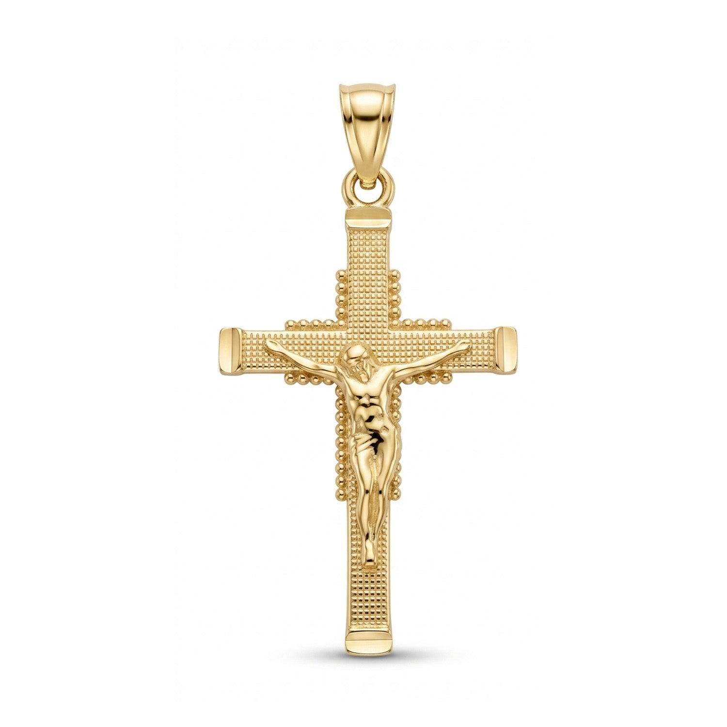 Gold Jesus Crucifix Pendant