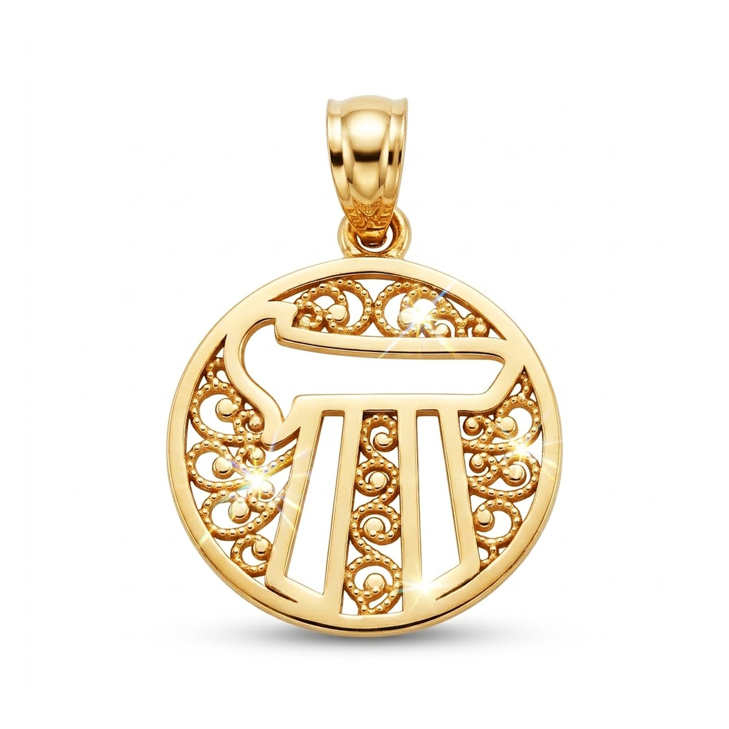 Gold Chai Pendant