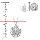 [group:silver] silver baptism cross pendant  