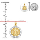 [group:10k-gold] gold baptism cross pendant  