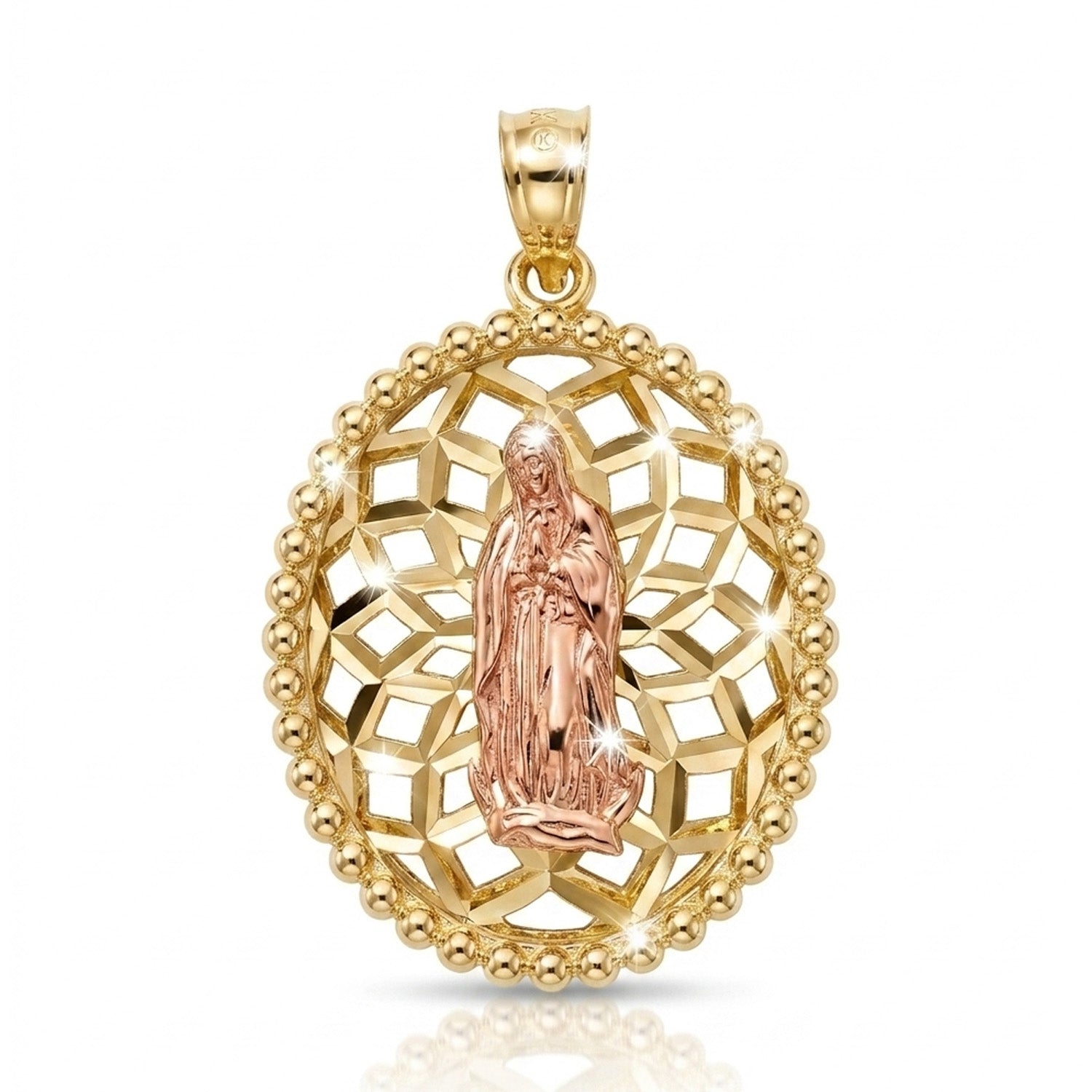 Gold Guadalupe Pendant 