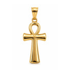 gold ankh cross pendant 