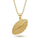[group: gp] gold plated football necklace 