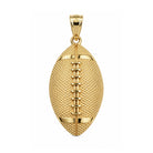Gold Football Pendant