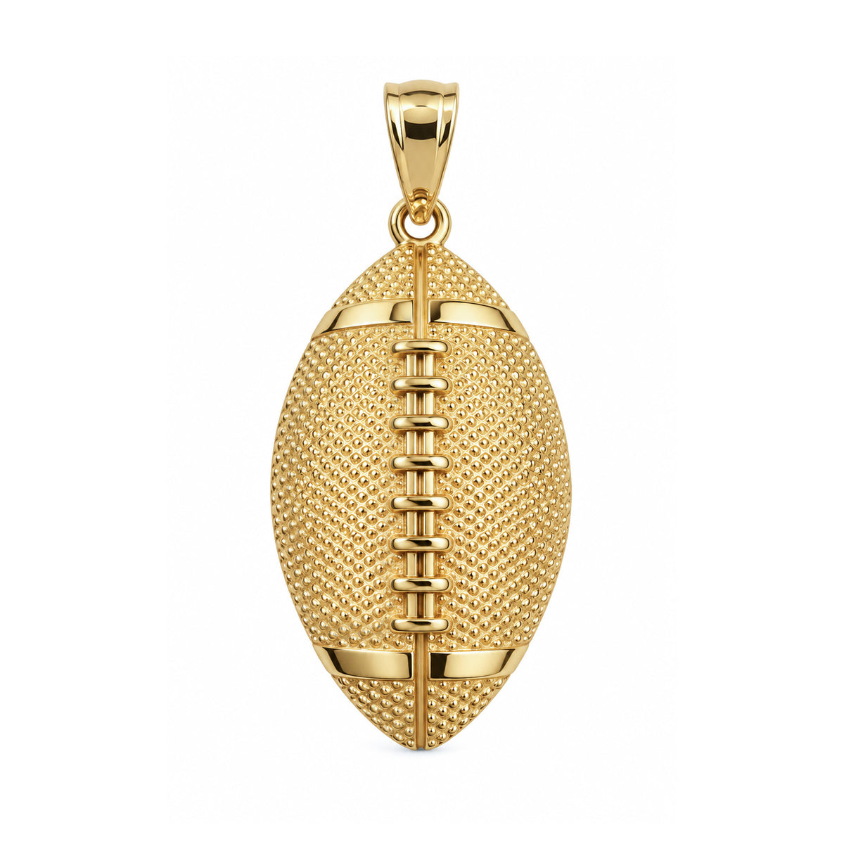 Gold Football Pendant