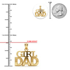 Gold Girl Dad Pendantsizing chart