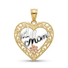 Gold #1 mom pendant 